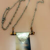 Brass and Bone Handmade Necklace - Chain - 24 in - Image 2