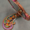 Pretty in Purple - Vintage Flamingo Metal Mirror - Image 4