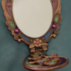 Pretty in Purple - Vintage Flamingo Metal Mirror - Image 5