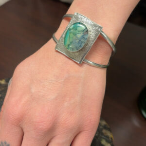 Malachite Crystal Silver