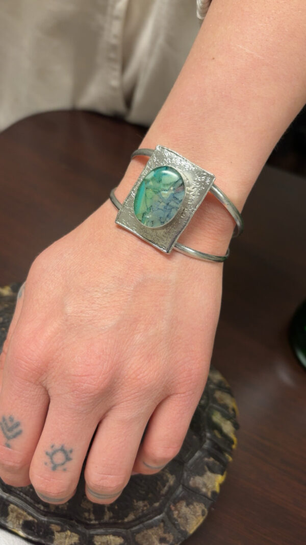 Malachite Crystal Silver